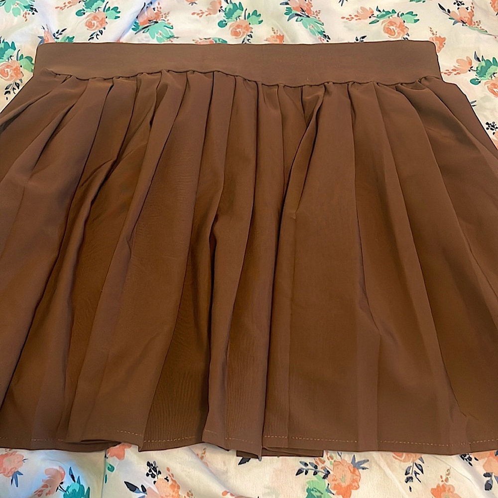 Brown Skirt, Rue21, Has shorts on the inside